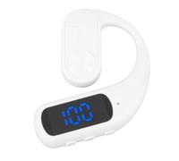 ASHATA Auricolare con Gancio Auricolare Singolo, Cuffia Wireless con Microfono Che Nasconde il Rumore, Wireless a Bassa Latenza, con Gancio Leggero per Palestra in Ufficio (WHITE)