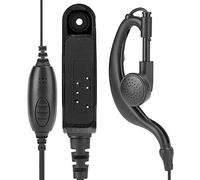 ASHATA Auricolare per Walkie Talkie, Auricolare Portatile Walkie Talkie PTT Mic Speaker Auricolare per RT6, per T-51/52/53/55/56/57/BF-A58, per IC-A58, per BF-R760, ECC