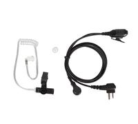 ASHATA Auricolare Tubo Acustico Ad Aria, Cuffia Interfono con Presa Jack a 2 Pin con Funzione e PTT, per EP450 DEP450 CP040 CP140 CP180 XTN446 BPR40 EP350 MP300 CP200 Radio