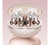 ASHATA Auricolari a Cuffie Wireless 6.0 a Orecchio Aperto con Cancellazione del Rumore, Auricolari a Morsetto con Fiocco Staccabile, Tempo di Riproduzione 4H, per Allenamenti