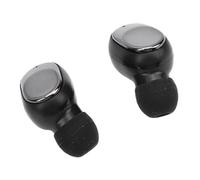 ASHATA Auricolari Bluetooth 5.6 Vero Stereo Wireless, Auricolari Wireless con Riduzione del Rumore e Lunga Durata di Riproduzione per Chiamate Musicali (BLACK)
