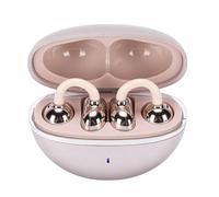 ASHATA Auricolari Bluetooth V6.0 con Morsetto e Cancellazione del Rumore, Auricolari Wireless Stereo per Allenamenti Sportivi da Donna