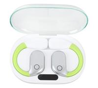 ASHATA Auricolari per Traduzione Linguistica, Auricolari per Traduttore Bluetooth 5.4, Cuffie per Traduzione Wireless 144 Lingue, per Traduttore in Tempo Reale per Viaggi d'affari (Bianco Verde)