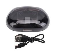 ASHATA Aurnoschi di Traduzione AI, Cuffie del Traduttore in Tempo Reale 164 Lingue con Bluetooth 5.49 e Custodia di Ricarica, per L'apprendimento degli Affari di Viaggio IOS Android (BLACK)