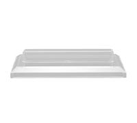 ASHATA Base per Esposizione di Cartucce di Gioco in Acrilico Trasparente, Supporto Verticale Allargato e Ispessito di 90° per Rack di Archiviazione di Giochi Desktop