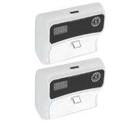 ASHATA Batteria Controller per Console 2 Pro, Stazione di Ricarica Controller da 2000 MAh 7400 MWh con Display LED per Console di Gioco PS 5 5, Interfaccia di Tipo C (2 pezzi)