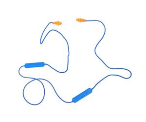 ASHATA Bluetooth 5.3 Cuffie con Archetto da Collo con Cancellazione del Rumore per Paesaggistica e Agricoltura Vestibilità Comoda Materiale Durevole (Filo blu)