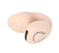 ASHATA Bluetooth Auricolare Singolo, Morsetto Auricolare Aperto su Wireless, per Cellulare per le Telefonate di Guida di attività Sportive, Ricarica di Tipo C (colore della pelle)