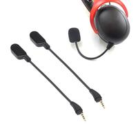 ASHATA BOOM MICROPHONE Sostituzione 2PCS per Cuffie da Gioco Cablate Cloud III, Sostituzione del Microfono di Cancellazione del Rumore da 3,5 Mm per Cloud 3 Cuffie