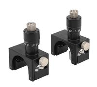 ASHATA Calibro Magnetico per Impostazione Lama Pialla 2 Pezzi | Regolatore di altezza del coltello di precisione, strumento di stabilizzazione della testa di taglio, magneti microregolabili