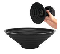 ASHATA Cappuccio di Lenti per Fotocamera, Cappuccio Digitale Cappello DSLR Copertura tonalità Antiflesso Pieghevole Silicone per Lenti da 70-90 Mm