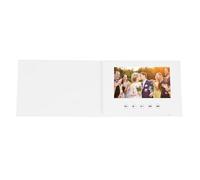 ASHATA Carta di Auguri Video Personalizzata, Libro Video Personalizzabile con Schermo, Riproduzione HD 720p, con Memoria da 256 MB, per Anniversario per Eventi di (Batteria da 7 pollici da 1500 mAh)