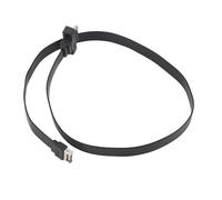 ASHATA Cavo Adattatore da Tipo E a Tipo C Cavo di Trasferimento Dati da 20 Gbps Sul Pannello Frontale, Convertitore USB C per Scheda Madre Custodia PC, Riser Corto da 0,5 M