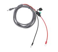 ASHATA Cavo di Alimentazione CC 18AWG con Scatola Portafusibili per Mini | Compatibile con 12 V 24 V, struttura in gomma resistente in rame, connessione terminale uso fuori rete per barche
