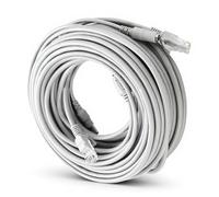 ASHATA Cavo Ethernet di rete RJ45, cavo Ethernet Cat5 RJ45, cavo CCTV DC 5M / 10M / 15M / 20M 10Mbps / 100Mbps per telecamere IP e sistema NVR(20M)