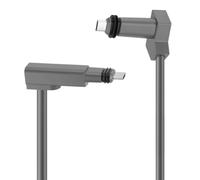 ASHATA Cavo Ethernet Satellitare Rettangolare, Cavo di Sostituzione Satellitare Rettangolare Trasferimento di Dati Rapidi 1200mps con Rivestimento Robusto per Binnen Buitenbuiten (6,5 piedi (2m))