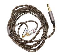 ASHATA Cavo per Auricolari MMCX da 1,2 M, Cavo di Ricambio per Auricolari da MMCX a 3,5 Mm Placcato Oro per IE300 IE600 IE900, per SE215 SE846, per UE900, per TK200, per UM PRO10