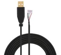 ASHATA Cavo per Mouse USB, Cavi per Computer di Ricambio da 2,2 m Linea Mouse USB per Naga 2014 Linea 14