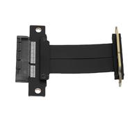 ASHATA Cavo Reser PCIE 4.0, Cavo di Estensione PCIE 4.0 X4, 8 Gbps Ad Alta velocità MASCHIO 90 Gradi a 180 Gradi Femmine Gen 4 Estensione della Scheda Grafica GPU, per i Casi di PC (5 cm)