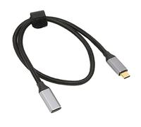 ASHATA Cavo USB C da 10 Gbps, Alimentazione da 100 W, Cavo di Prolunga USB C Video 4K, Controller per Droni (0,5 m/19,7 Pollici)