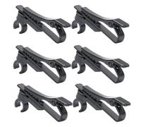 ASHATA Collare per Microfono Morsetto per Microfono Lavalier in Metallo Universale per l'insegnamento della Registrazione di Videoconferenze (6PCS)