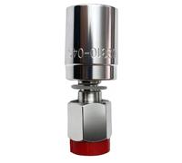 ASHATA Connettore a crimpare per mini escavatore M14 x 1,5, montaggio robusto per una facile installazione, 4 pezzi in lega di acciaio