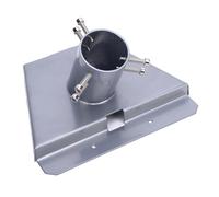 ASHATA Connettore per tubo satellitare, robusto ed elegante, installazione rapida per uso diretto, acciaio inossidabile di alta qualità, colore grigio