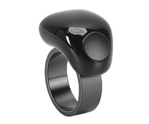 ASHATA Contatore Digitale Tasbih Anello Promemoria Preghiera Sensibile Al Tocco con Bluetooth 5.1, Contatore Vibrante Allarme Intelligente per 33 66 99 100 Conteggi, Resistente all'acqua IP67,
