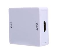ASHATA Convertitore da VGA a, Mini HD 1080P Adattatore per Scatola di Conversione da VGA a, Adattatore Convertitore da VGA a per PC Laptop Display Computer Proiettore (Bianco)