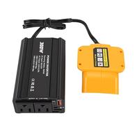 ASHATA Convertitore di Potenza Portatile da 300 W per Uso Esterno con Ricarica Rapida per Telefoni e Laptop, Adatto Alla Batteria