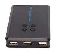 ASHATA Convertitore Switch KVM, Selettore Switch USB 2.0, Adattatore Switcher KVM per Tastiera a 4 Mouse per Computer, con Interfaccia USB 2.0, 5xHDMI, 5xUSB C, 1xMicro USB