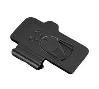 ASHATA Coperchio dello Sportello della Batteria della Fotocamera per EM5 Mark II, Coperchio Inferiore del della Batteria di Ricambio, del Vano della Fotocamera con Cerniera (Black)