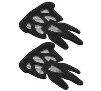 ASHATA Copertura Interna Casco Bici Spugna Rete Volo, Set da 2 Pezzi | Accessorio per casco da bicicletta, kit fodera per casco con gancio e , imbottitura di ricambio per caschi da ciclismo