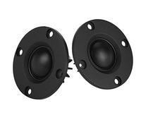 ASHATA Coppia di altoparlanti Tweeter a cupola HiFi 30 W 6 Ω pellicola di seta 20 mm diaframma vibrante