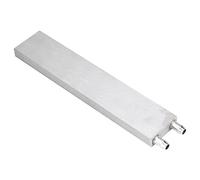 ASHATA CPU Blocco Raffreddamento Acqua, Blocco di Raffreddamento Ad Acqua Alluminio,per Raffreddamento ad Acqua Liquido per PC Portatile(40 * 200 * 12 mm)