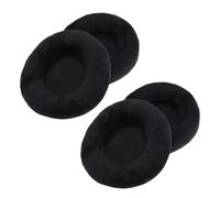 ASHATA Cuscinetti Auricolari per Cuffie, Cuscinetti Auricolari di Ricambio in Memory Foam in Velluto da 90 Mm, Universali per Serie DJ V700 V500, Morbidi per Cuffie da Studio