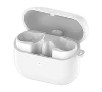 ASHATA Custodia di Ricarica Sostitutiva per Buds 3 FE, Custodia Caricabatterie per Auricolari Wireless con Indicatore LED Batteria da 590 MAh Cavo USB C per Allenamento in Viaggio (WHITE)