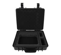 ASHATA Custodia di Trasporto Duro Protettivo per Satellite, Custodia per la Custodia del Piatto Satellitare con Schiuma, Caricabatterie per Auto da 9,8 Piedi Al Cavo di Alimentazione CC