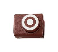 ASHATA Custodia per Fotocamera Adatta per X-Half, Kit di Copertura Protettiva in Pelle con Tracolla Regolabile, Interfaccia per Treppiede, Borsa per Fotocamera con Impugnatura Ergonomica (BROWN)