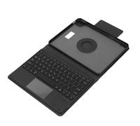 ASHATA Custodia per Tablet con Tastiera Retroilluminata Design Moderno Senza Fili Bluetooth per IOS Air 4 5 6 2024 Studenti