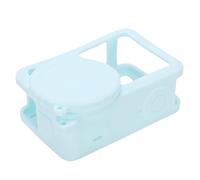 ASHATA Custodia Protettiva in Silicone per Fotocamera Action 6, Custodia Protettiva Antigoccia, Copertura Morbida in Pelle con Cordino per Copriobiettivo (BLUE)
