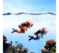 ASHATA Decorazione in Miniatura per Acquario da Sub Decorazione per Acquario Paesaggio Accessori per Acquari (#1)