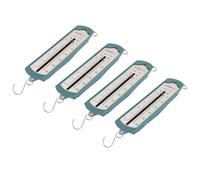ASHATA Dinamometro a Molla 4 Pezzi 5N Misuratore di Forza a Barra Portatile Accurato per Strumenti di Laboratorio Scolastico per Esperimenti di Fisica Meccanica