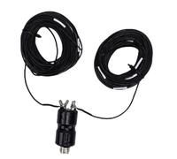 ASHATA Dipolo HF a 9 Bande 5-50 MHz 25 W |Balun a Mezza End Fed per Esterni