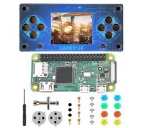 ASHATA Display IPS da 2 Pollici 320x240 Console di Gioco con Scheda Madre per Raspberry Pi Zero/Zero W/Zero WH, Console di Gioco Portatile Kit Gamepad Alimentato da Una Batteria al Litio 14500