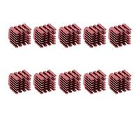 ASHATA Dissipatore di Calore Driver Motore Passo-Passo,10 Pezzi/Set Dissipatore di Calore Driver Motore Passo-Passo per Stampante 3D TMC2100/TMC2208 Dissipatore di Calore Accessori Stampante 3D