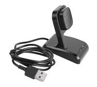 ASHATA Dock di Ricarica per Smartwatch Robusto Supporto Magnetico Caricatore USB C Veloce per 3 Sense 4, ABS Portatile Adatto per Viaggi, Casa, Lavoro