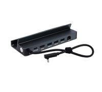 ASHATA Docking Station 6 in 1 per Deck per ROG Ally, Dock per Console di Gioco 6 in 1 con 4K 60Hz HDMI RJ45 Gigabit Ethernet 100W PD Ricarica Porte USB A USB 3.0