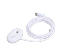 ASHATA Docking station Laterale per Caricabatterie con Fili in Rame per una Corrente stabile e una Pratica Esperienza di Ricarica (WHITE)