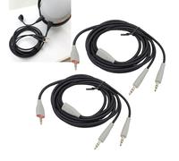 ASHATA Doppio Cavo Auricolare da 3,5 Mm da 3,5 Mm per MMX100 di Filo Wovere del Nucleo, Cavo Stereo da 6,6 Piedi con Un Suono Trasparente Senza Perdita
